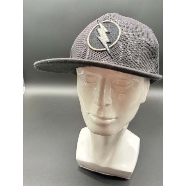 Flash Lightning Bolt Embroidered Patch Flat Bill … - image 1