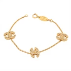 Chanel Coco Mark 1982/4022 Bracelet GP Gold