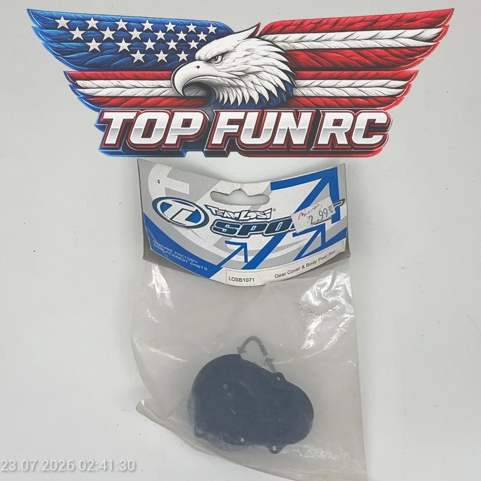 Team Losi Gear Cover & Body Post Set LOSB1071 XM - Image 1 of 1