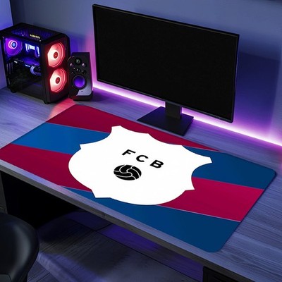 40*90cmBarcelona 2 Large Gaming Mouse Pad Non-slip Rubber Base Smooth Surface Su