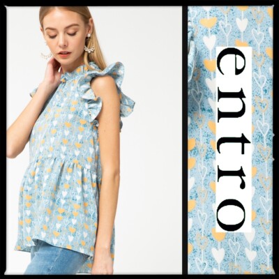 entro ruffle top