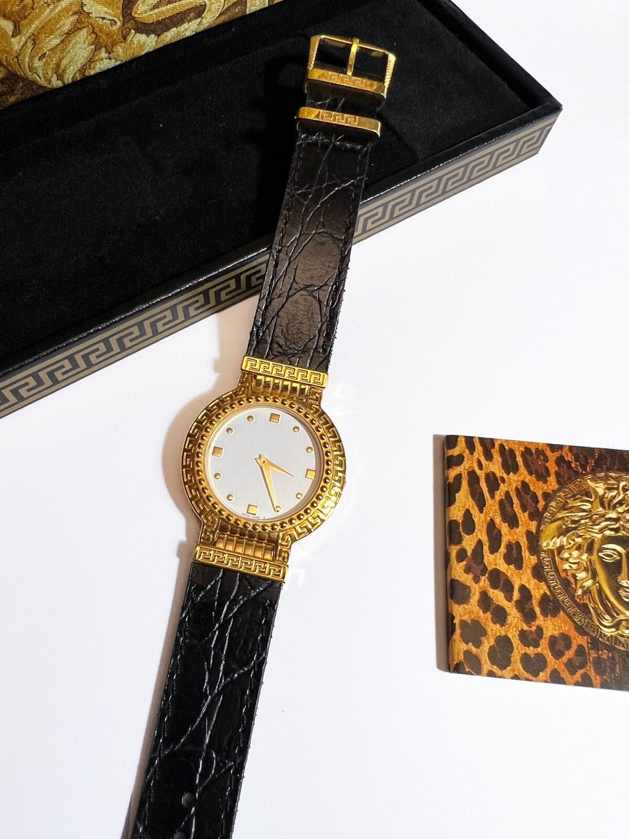 ✨GIANNI VERSACE✨メデューサ✨ウォッチ✨GP✨腕時計✨ VINTAGE GIANNI VERSACE Signature MEDUSA GOLDPLATED G10 Watch NEW
