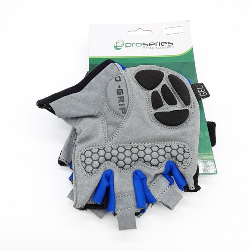 Pro Series Gel Bicycle Gloves Adults Medium Black/Blue - Picture 2 of 2
