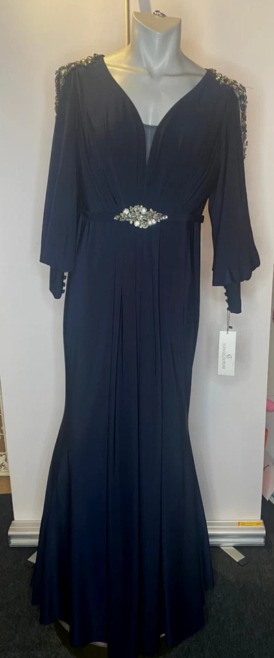 Abendkleid Damen v. Legenda dunkelblau Gr. 48 - Bild 2 von 4