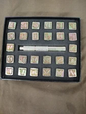 Midas Script Alphabet Set Leather Stamping 1/2”