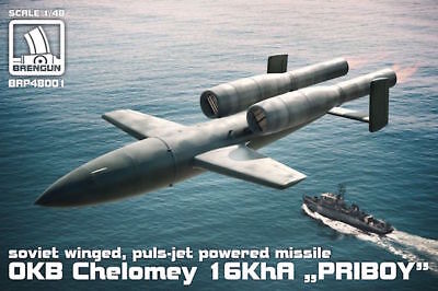 Brengun 1/48 OKB Chelomey 16kha PRIBOY Missile # 48001 for sale online