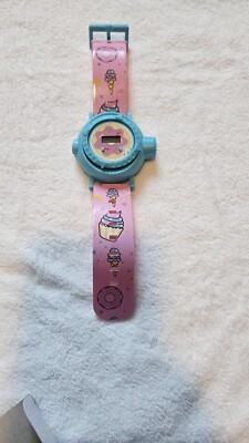 AVON Kids  Sweet Treats Projection Watch Ice Cream Rainbow Pink Blue Digital NIB