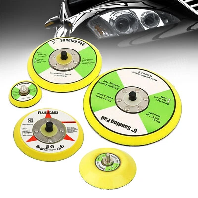 PAKASEPT 2"-6" Hook & Loop Backing Pad Plate For DA Orbital Sander Polisher Bonnets Disc
