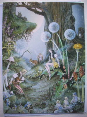 FIRST MEETING  fairy & prince Henry Enchanted Land blank greeting card *C6