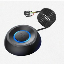 PC Power Button Cable with ON OFF Switch Button and LED for Desktop Computer 6ft