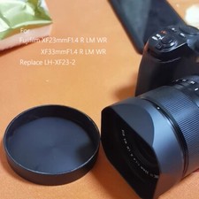 Square Lens Hood fit for Fujinon XF33mm F/1.4 R LM WR XF23mm F/1.4 R LM WR