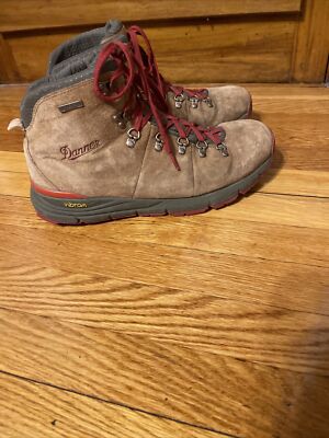 Danner Mountain 600 4.5 Brown Red Mens 10.5 D 44.5 Suede Hiking Boots 62241