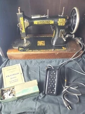 Portable 1929 Franklin Rotary Sewing machine Sears & Roebuck 