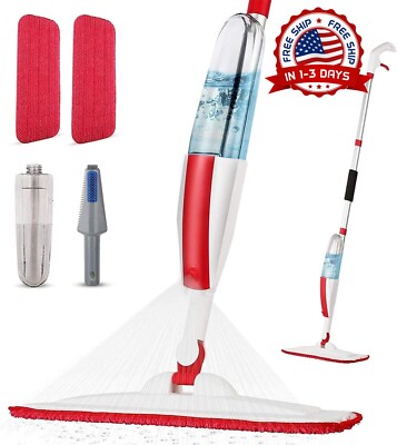 Trapeadores Para Limpieza De Pisos Mopa Con Rociador Húmedo Con 14 Oz Recargable