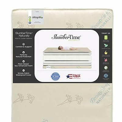 Simmons Kids SlumberTime Naturally Foam Crib and Toddler ...