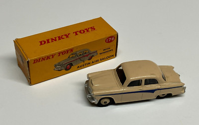 vintage DINKY TOYS 176 AUSTIN A105 SALOON (with windows) in Original Box