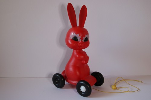 Vintage DMSZ plastic Hase made in Hungary Spielzeug 60er bis 80er RAR! - Bild 7 von 7