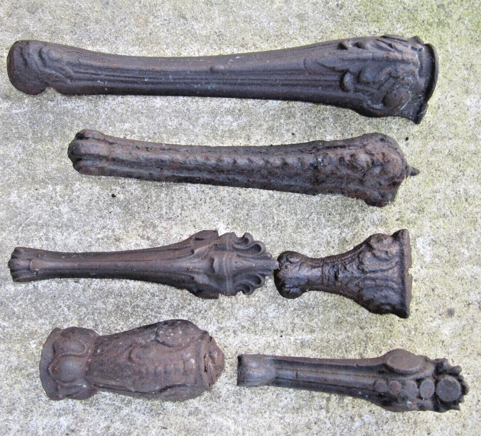 Pieds En Fonte poêle ancien - Photo 2/3