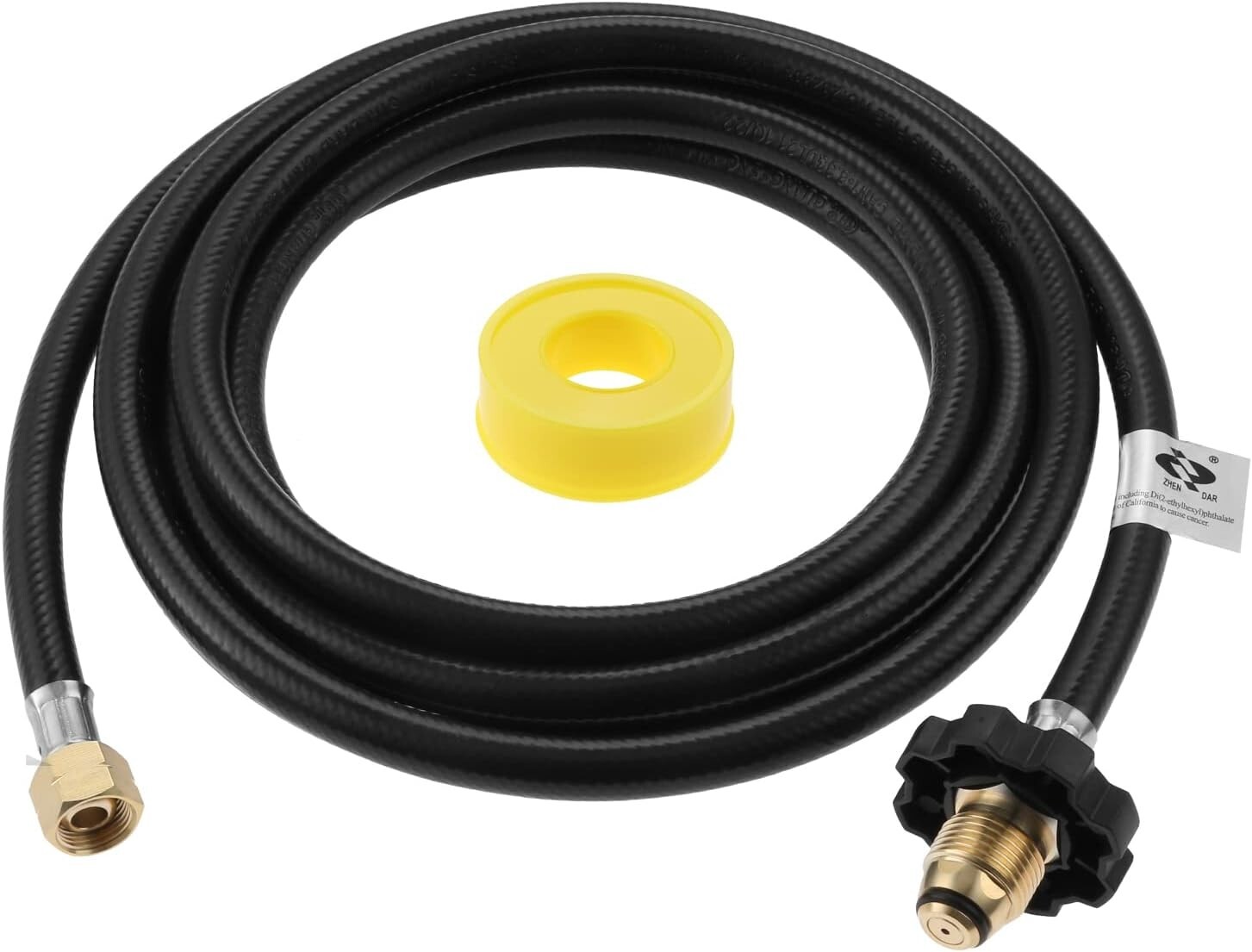 12FT Propane Torch Weed Burner Hose for Connection of Propane Tank to