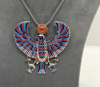 The Horus God necklace of King Tutankhamun is an ancient