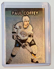 Paul Coffey Platinum Plated Artist Signed "Los Angeles Kings" Trading Card 1/1