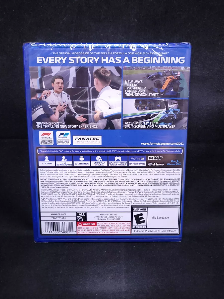 F1 2021 - PS4, PlayStation 4