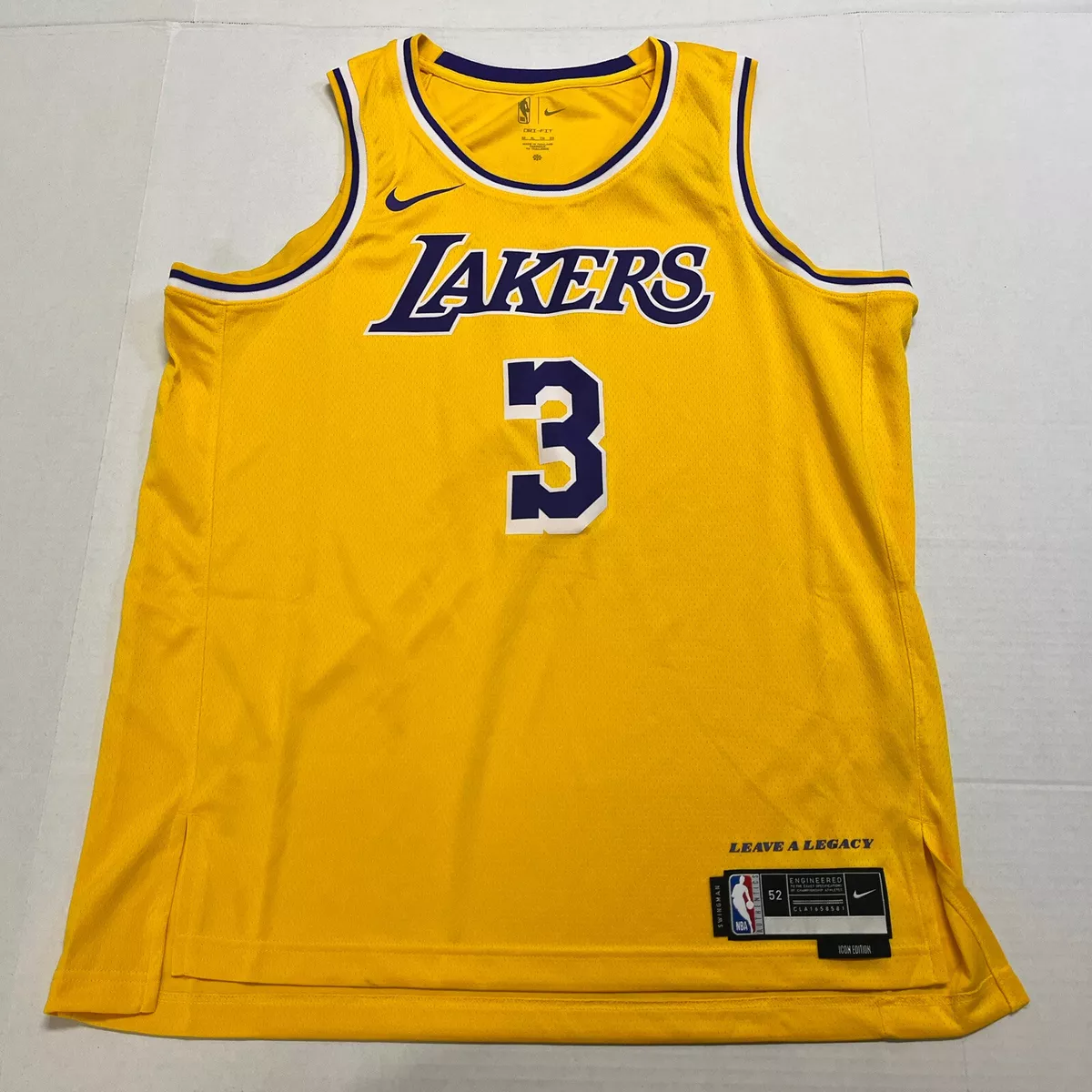 Nike Los Angeles Lakers Anthony Davis Icon Swingman Jersey L