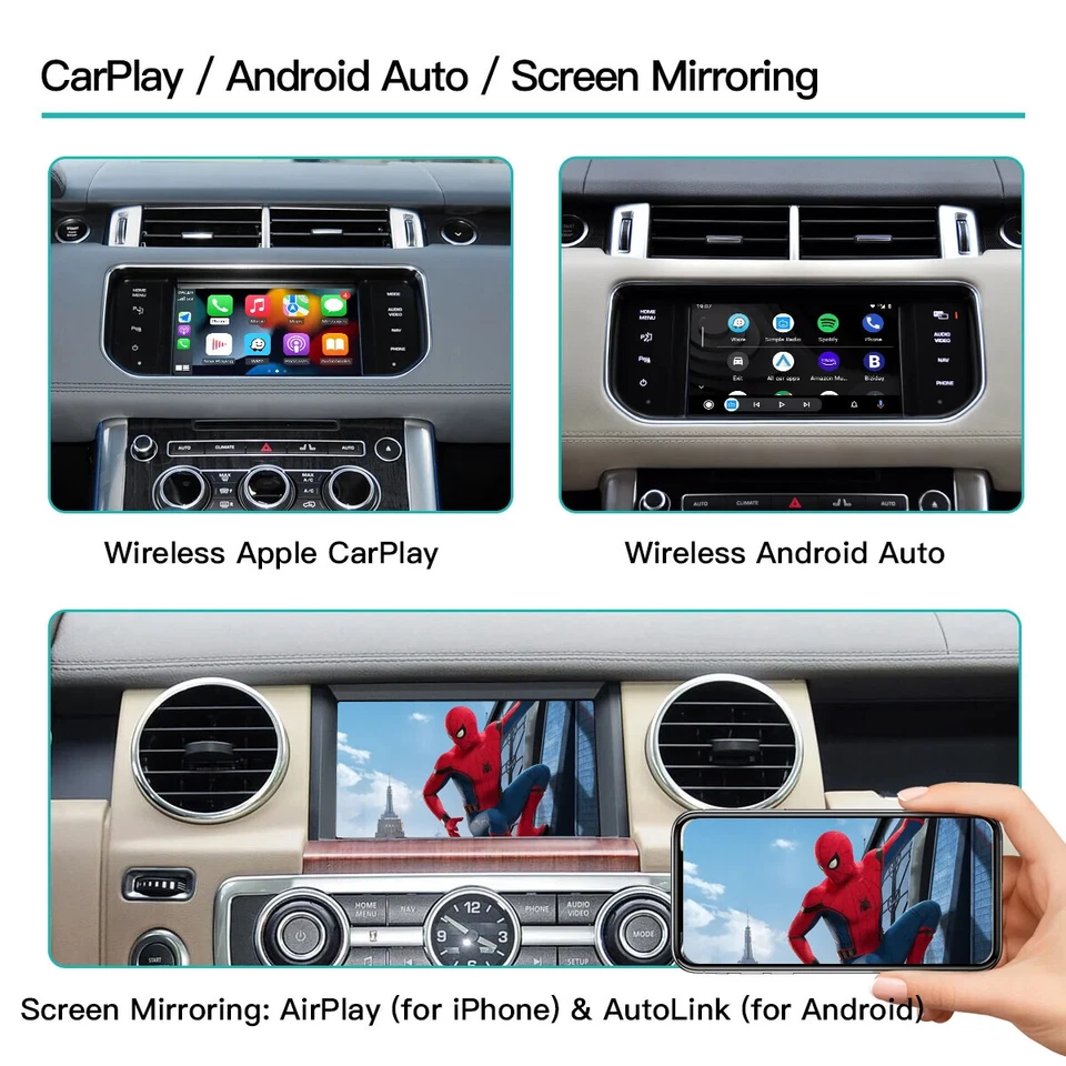 Wireless Carplay Android Auto For Land Rover/Jaguar/Range Rover/Evoque/Discovery - Image 4 of 4