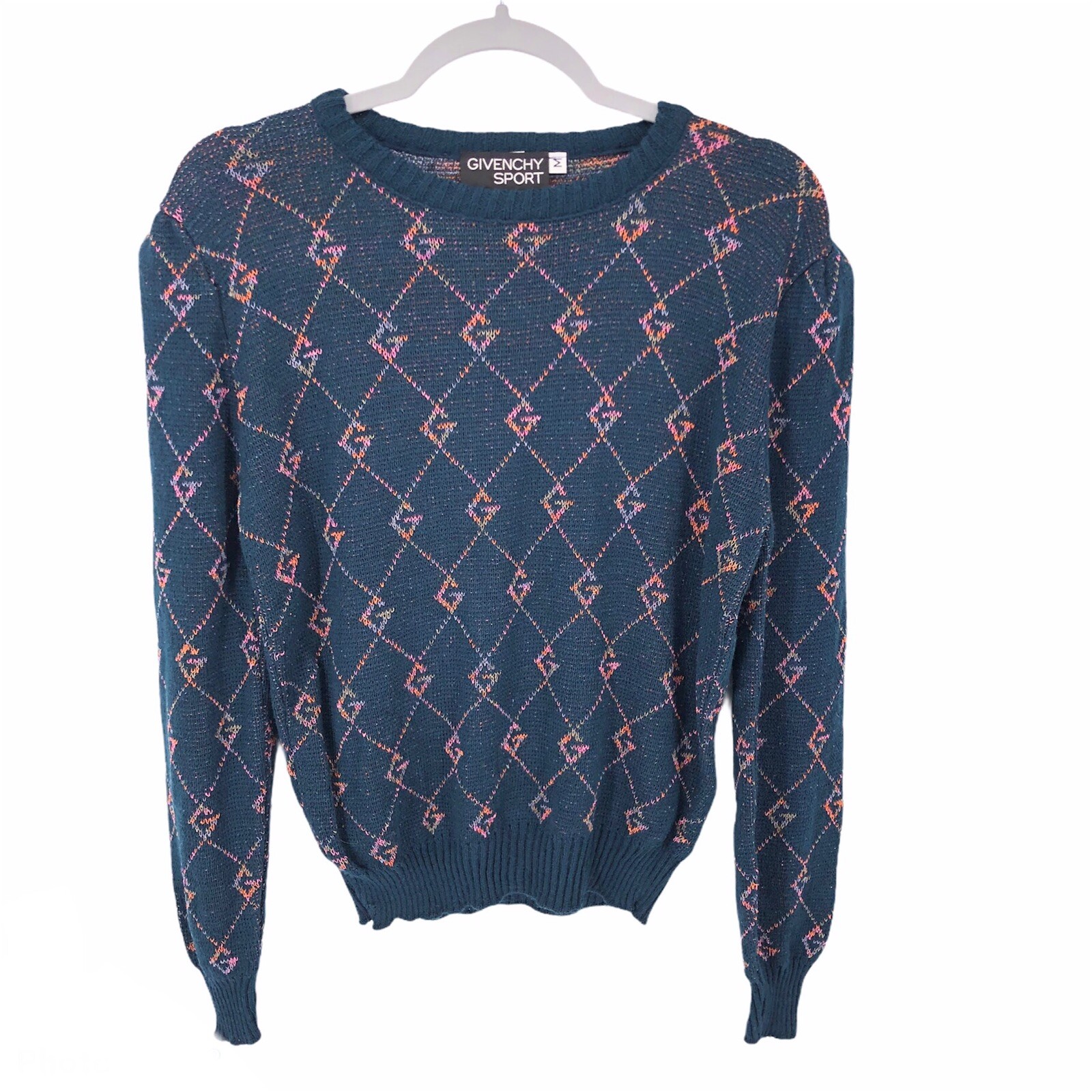 Long Sleeve Puff Sleeve Knit Sweater 