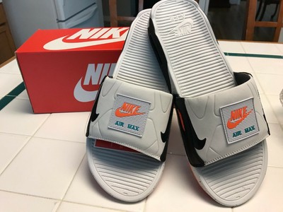 NIKE AIR MAX 90 SLIDES TURF ORANGE AQUAMARINE SANDAL MENS SIZE 14  BQ4635-102 NEW | eBay