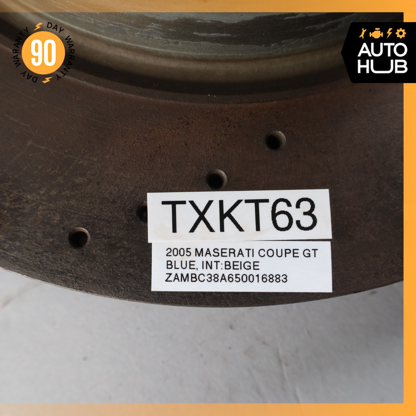 Maserati M138 Coupe 4200 GT Rear Brake Rotors Disc Left & Right Set of 2 OEM 67k