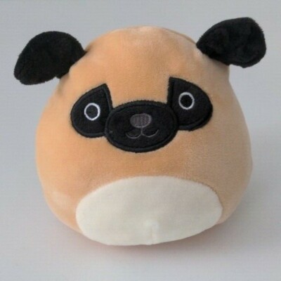 Squishmallow Dog Prince The Pug Kellytoy  5'' Mini Plush 2018
