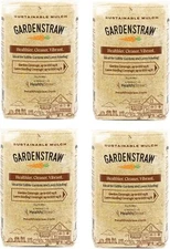 GardenStraw, 3 cu ft (4 Pack) All-Natural Mulch for Vibrant Gardens, Vegetables