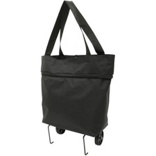 Foldable Shopping Cart Travel Bag Wheel Storage Student Tote