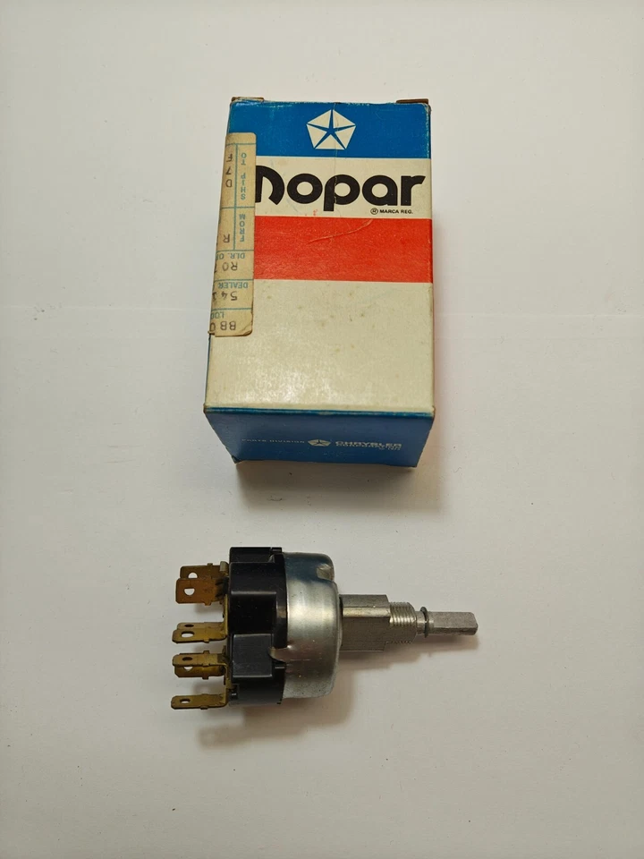 Interruptor limpiaparabrisas de 2 velocidades Dodge Truck B100 B200 B300 D100 D150 1969-1981 3004104 nuevo en stock Foto 4 de 4