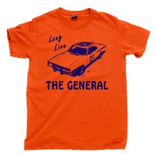 GENERAL LEE T Shirt DUKES of HAZZARD Bo Luke Daisy Duke Tee TV Show DVD Blu Ray