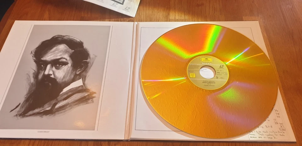 Claude DeBussy PELLEAS ET MELISANDE DGG Laserdisc OPERA - Image 2 of 4