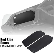 Accesorios para CAN-AM MAVERICK R 2024 Negro Cama Trasera Puertas Laterales Izquierdas y
