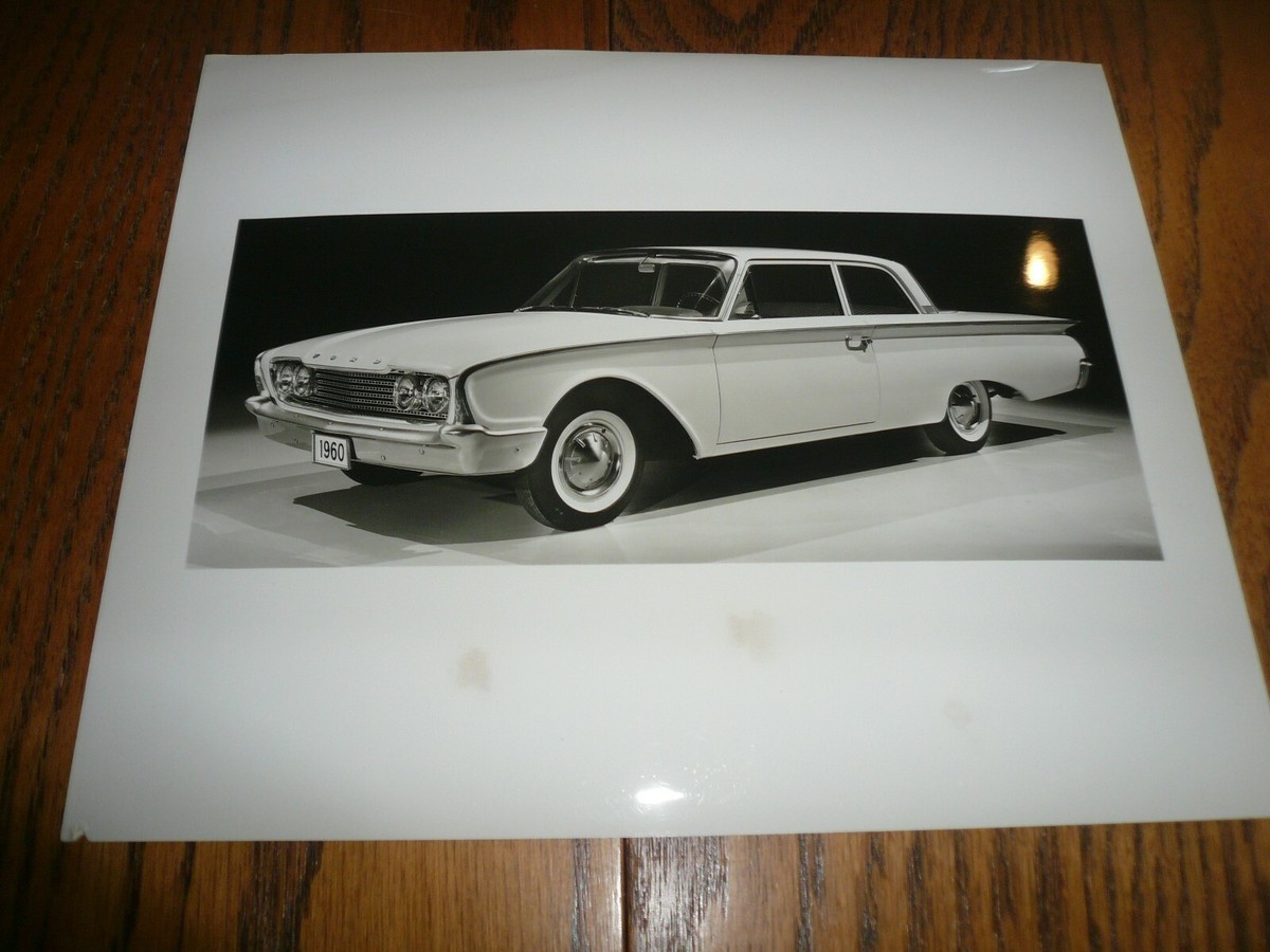1960 Ford Full Size 2 Door Sedan Factory Photo - Vintage | eBay