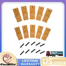 10Kits X156L 156PN Long Hensley Style Bucket Teeth W/Pins For Mini Excavator US