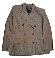 Ralph Lauren Women's Blazer/Jacket, Double Breasted, Tweed Wool, 8P