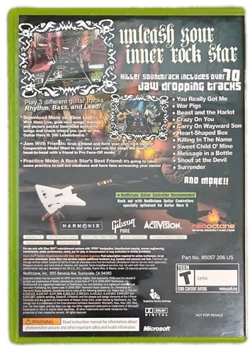 Guitar Hero II (Microsoft Xbox 360, 2007) en caja original con la mayoría de las pegatinas - Imagen 2 de 5