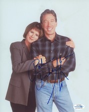 Tim Allen & Patricia Richardson Signed 8x10 Photo Home Improvement ACOA