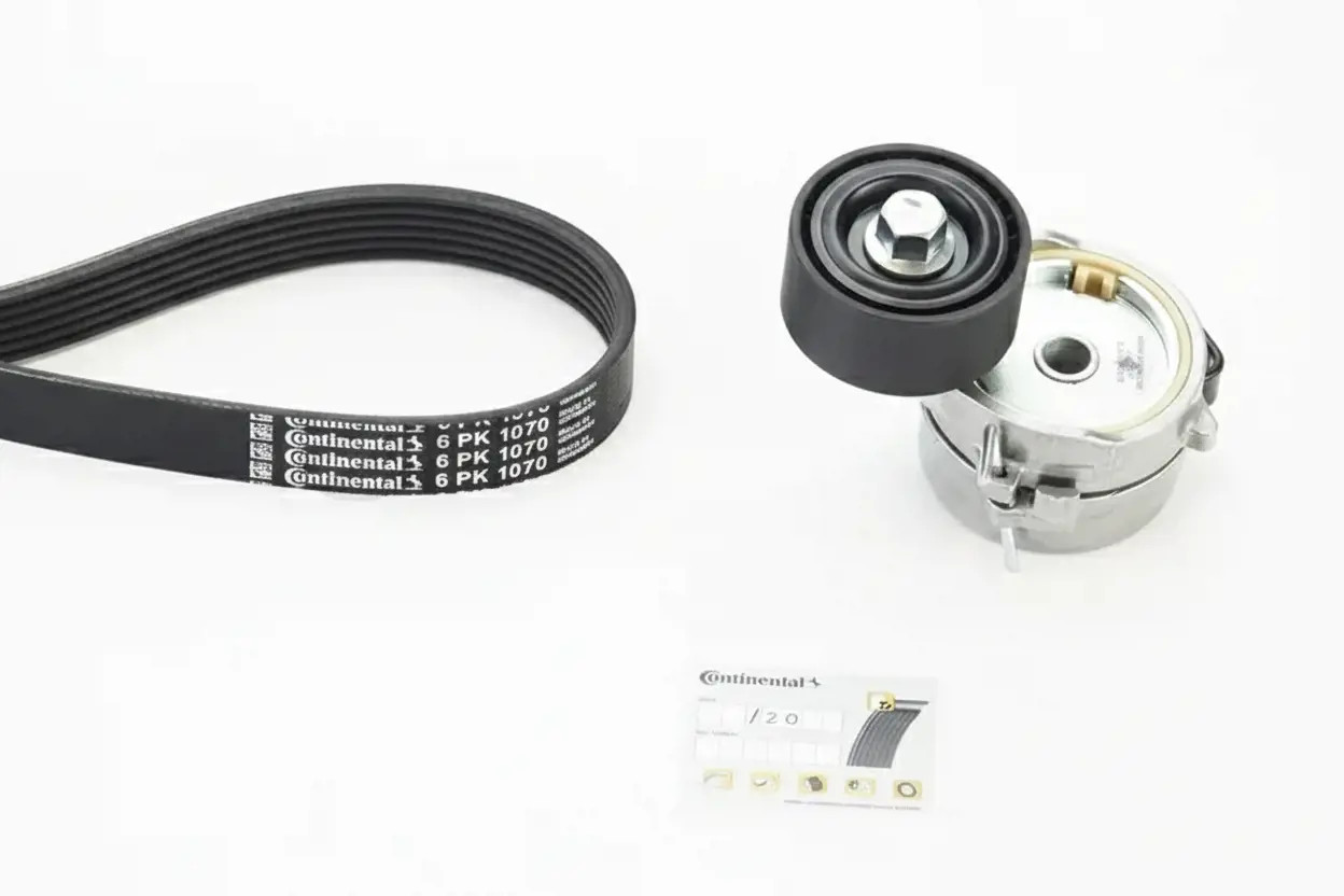 Kit cinghia trapezoidale multirighe con rullo tenditore 6PK1070K5 per PEUGEOT DS