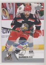 2020-21 Upper Deck AHL Auto Riley Barber #7 Auto 0a4