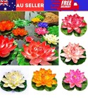 5pcs Artificial Lotus Water Lily Flower Floating Pool Pond Eternal Plant