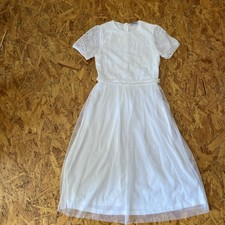 Festliches Kleid von WE Gr. 146/152 - Weiß -...