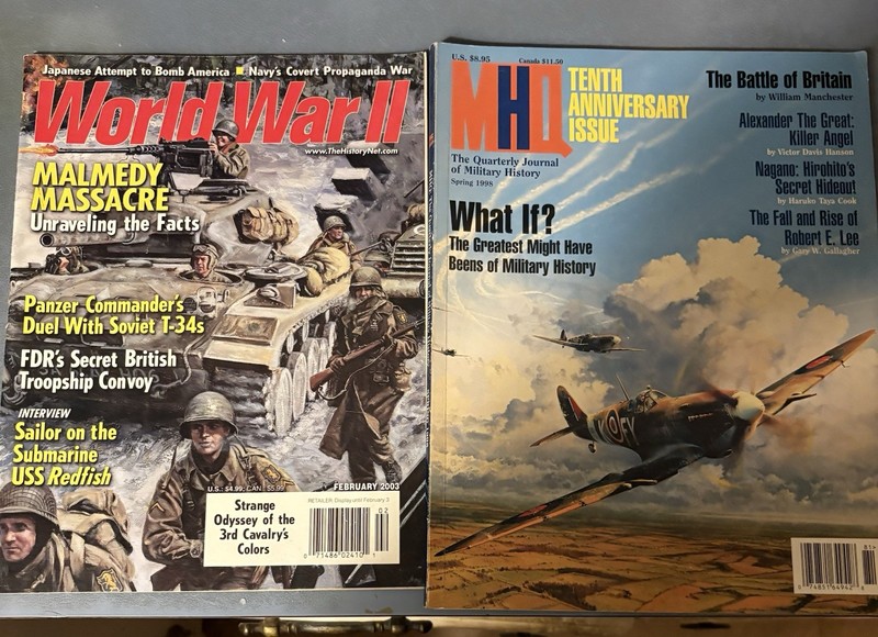 1998 Military History Magazine  And 2003 World War II Magazine