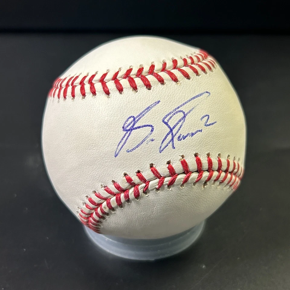 Ben Revere Autografiado en Persona Béisbol Gemelos Filis Azulejos VER DESCRIPCIÓN Foto 2 de 4