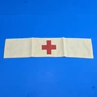 WWII WW2 Original US Army Military Medic Red Cross Armband with Serial Numbers 2